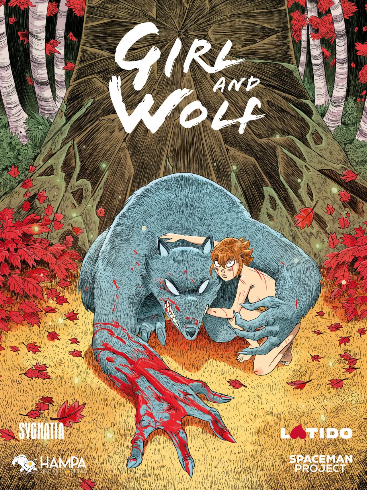 Plakat filmowy "Chica y Lobo"
