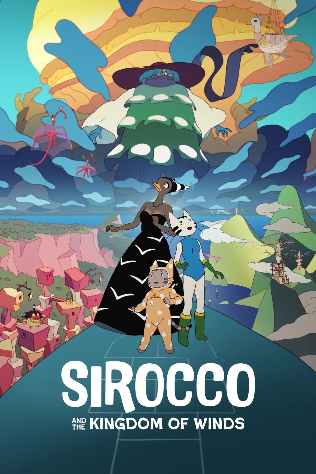 Plakat filmowy "Sirocco et le Royaume des courants d