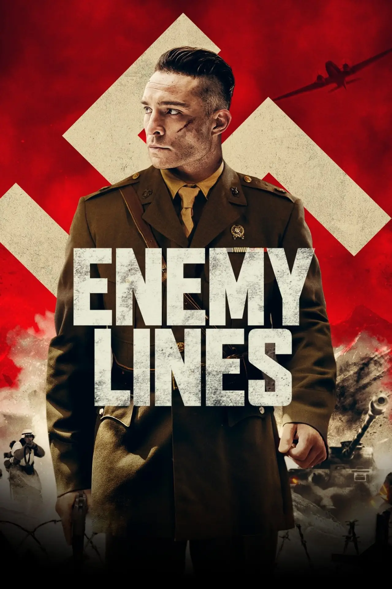 Plakat filmowy "Za linią wroga"