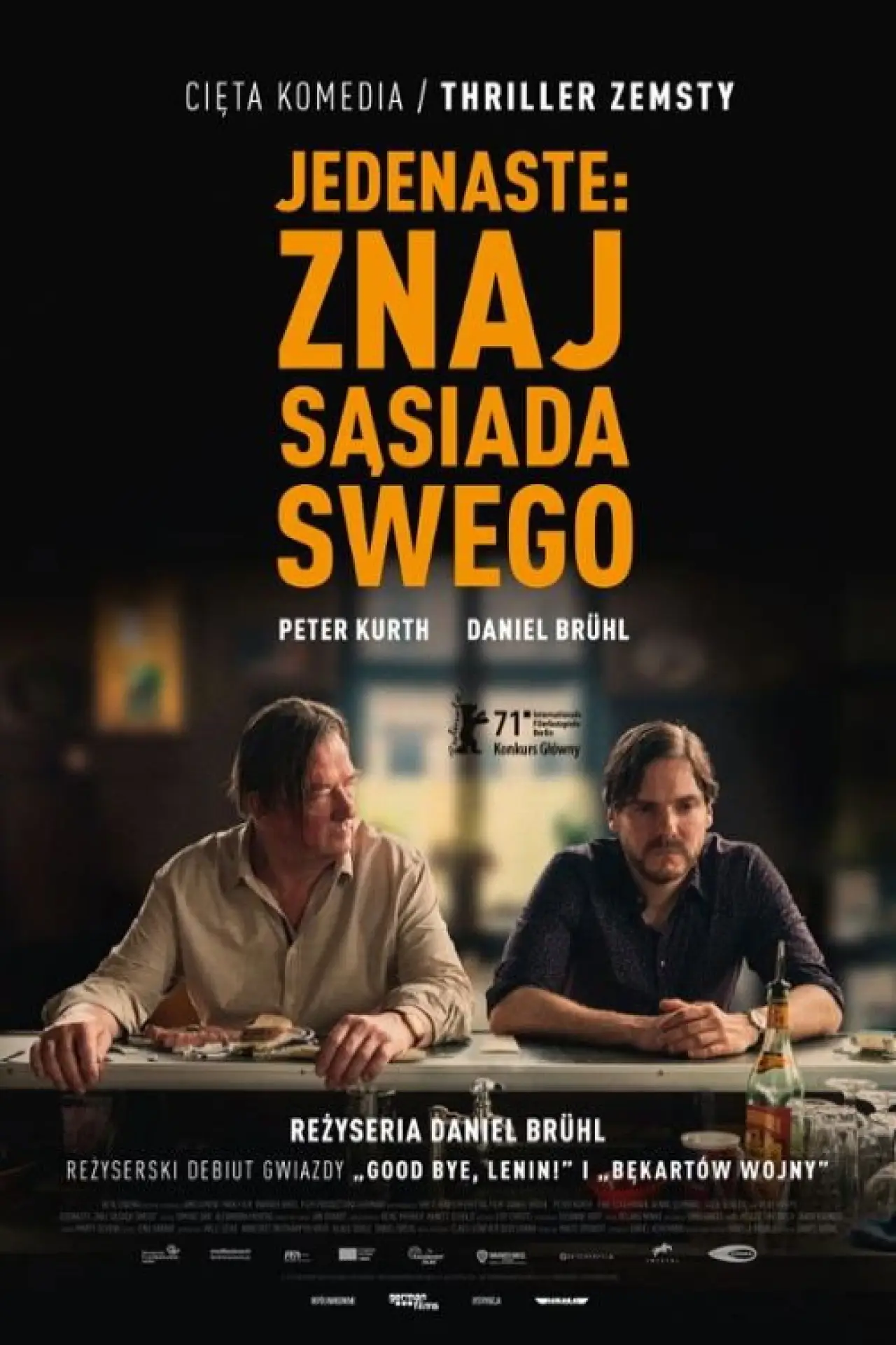 Plakat filmowy "Jedenaste: znaj sąsiada swego"