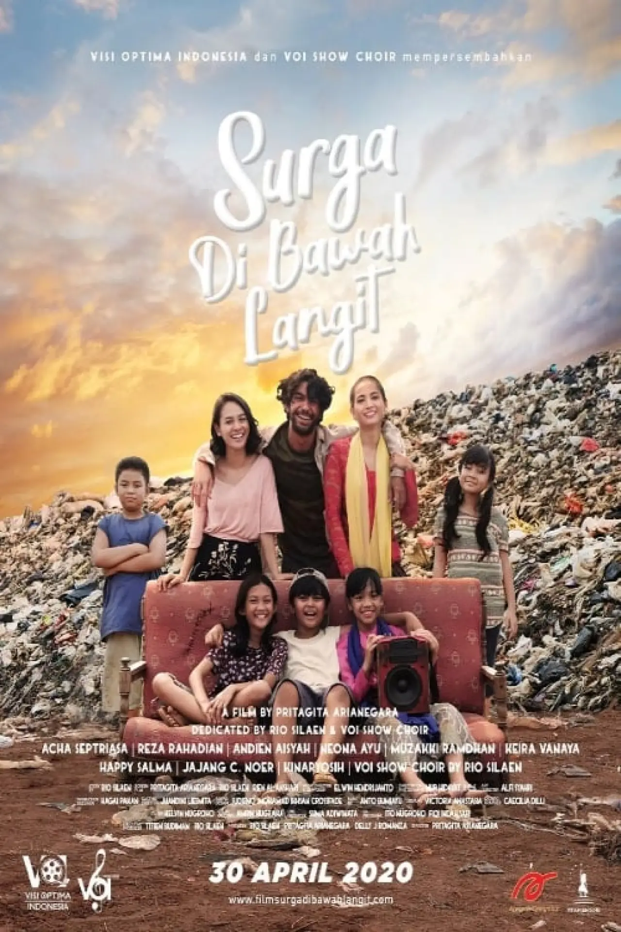 Plakat filmowy "Surga di Bawah Langit"