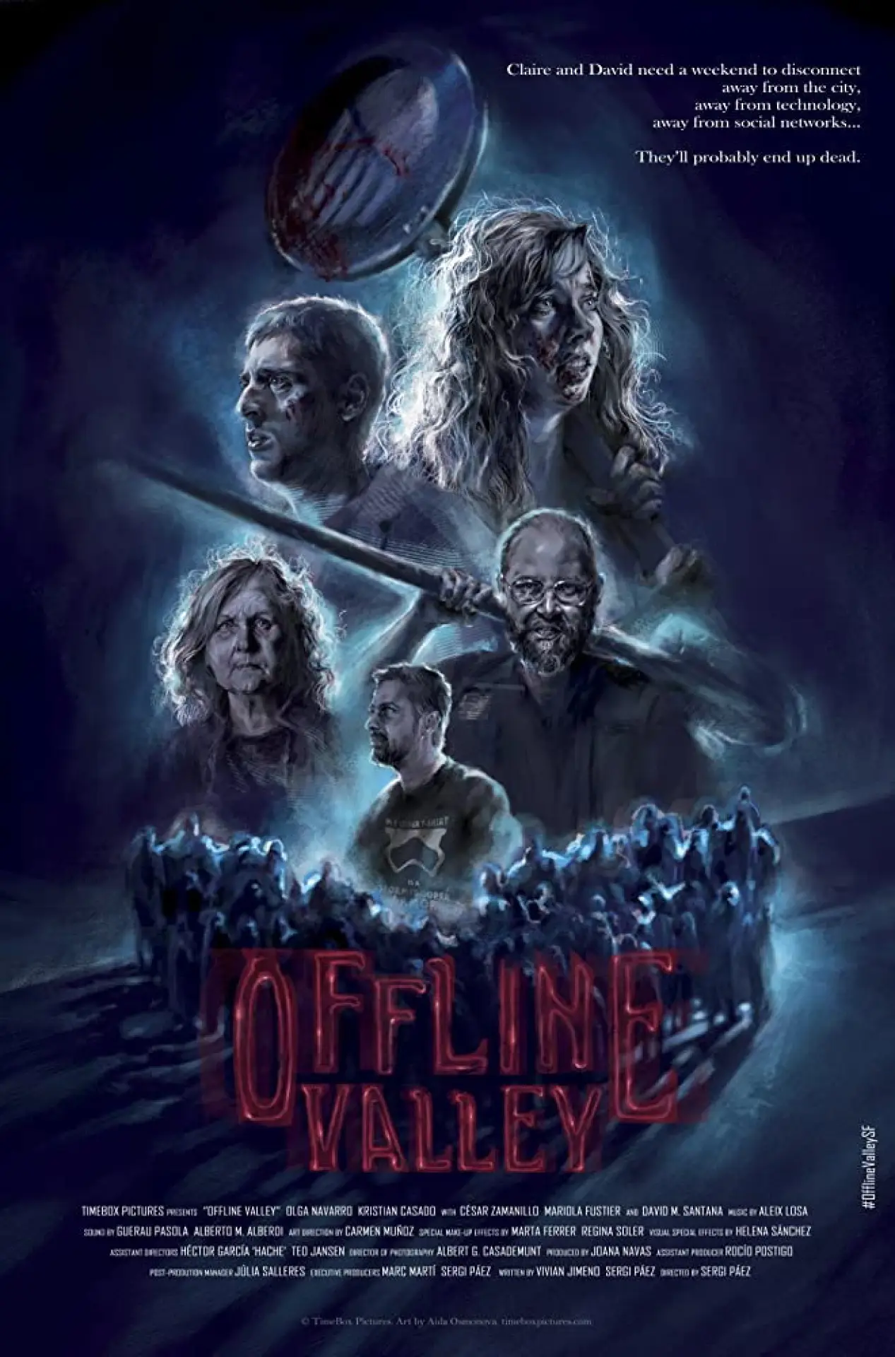 Plakat filmowy "Villa Offline"