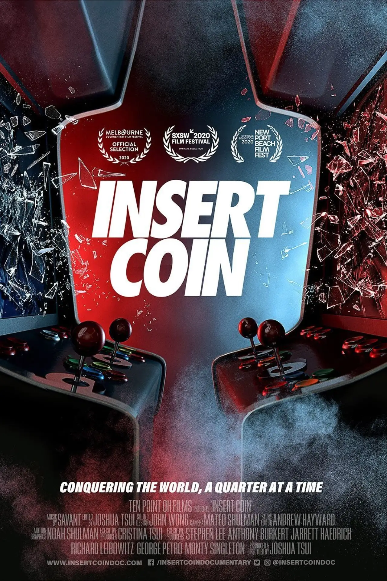 Plakat filmowy "Insert Coin"