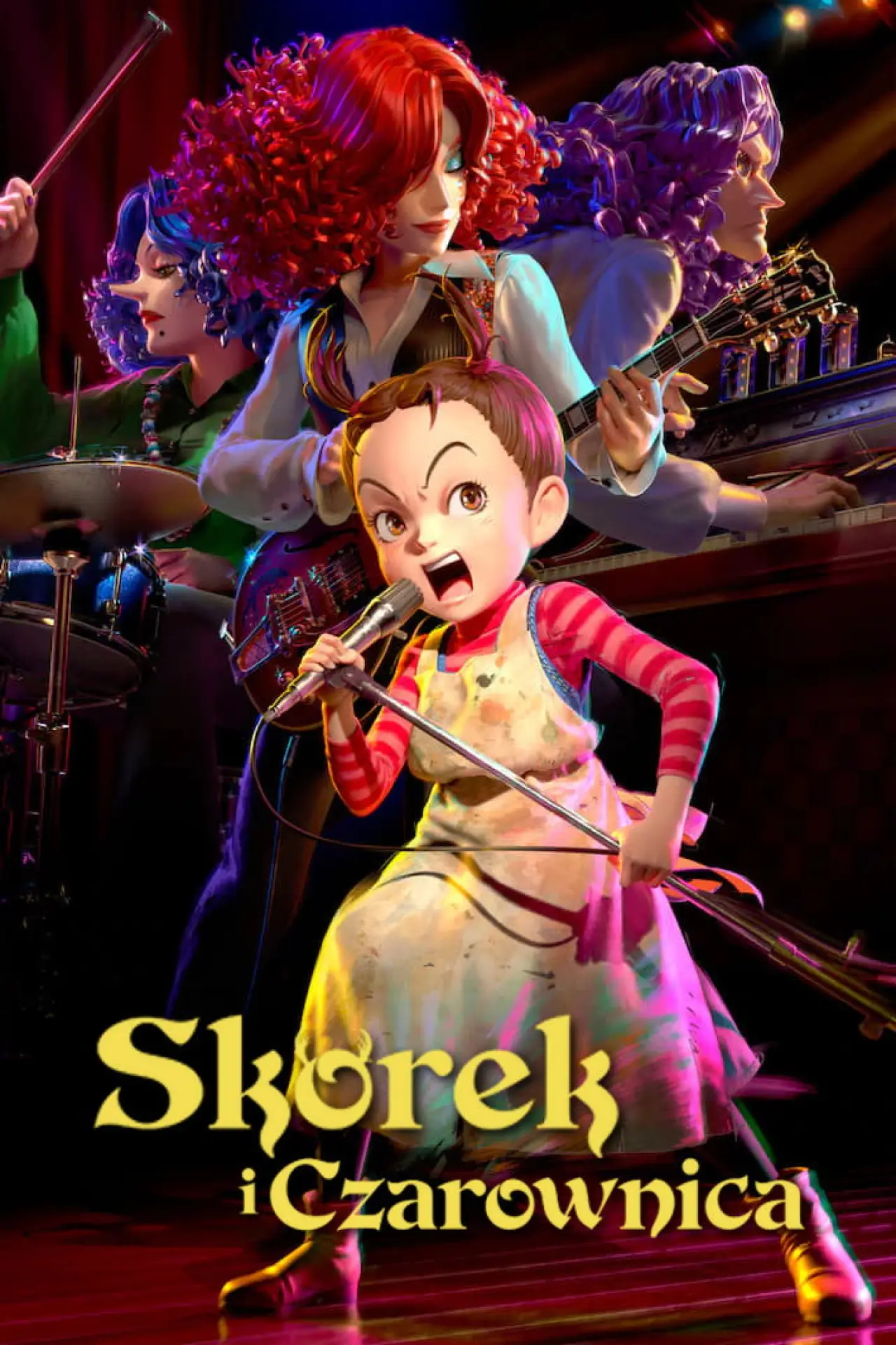 Plakat filmowy "Skorek i czarownica"