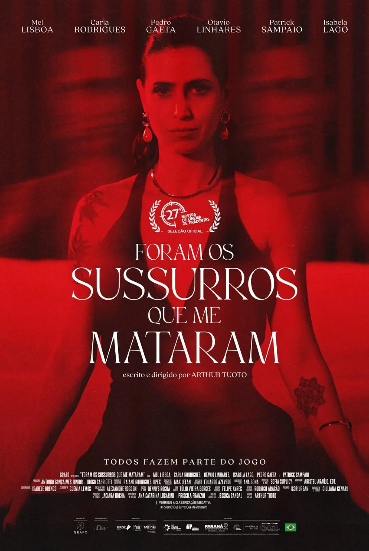 Plakat filmowy "Foram os Sussurros que Me Mataram"