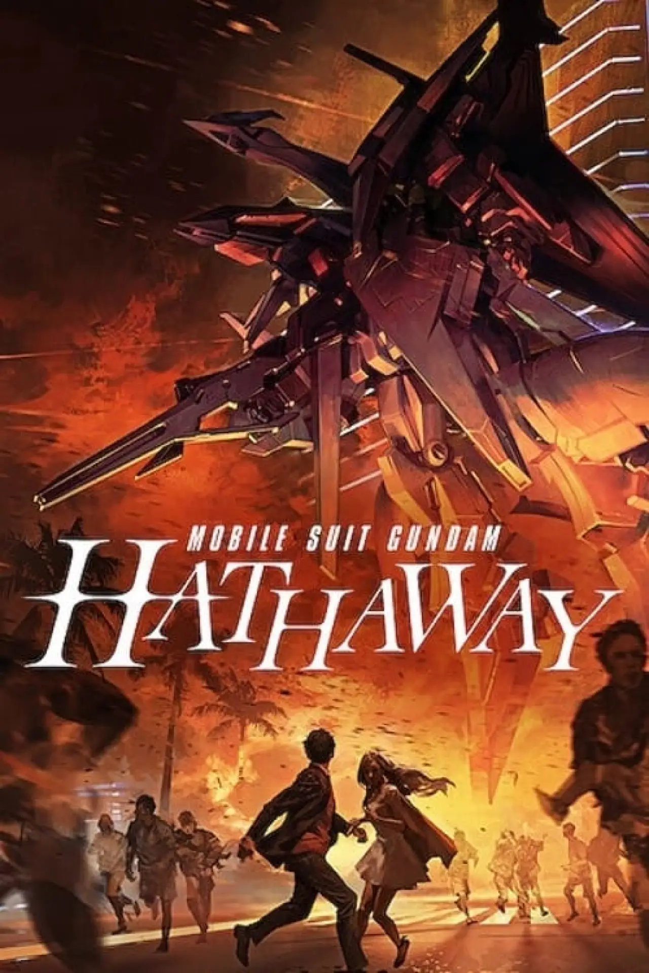 Plakat filmowy "Mobile Suit Gundam Hathaway"