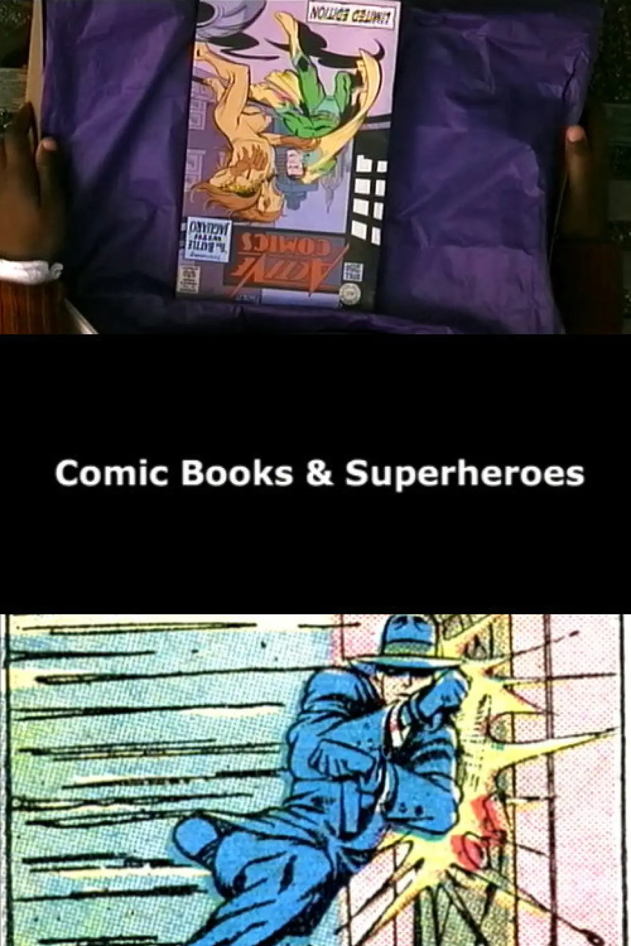 Plakat filmowy "Comic Books & Superheroes"