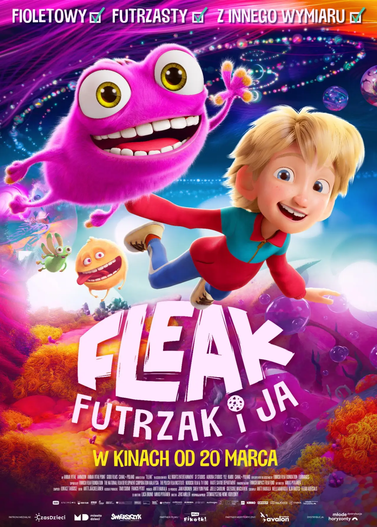 Plakat filmowy "Fleak. Futrzak i ja"