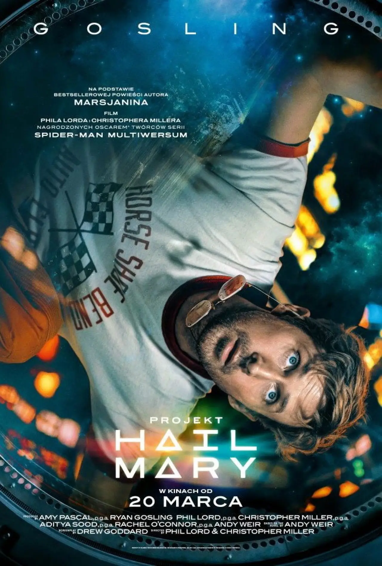 Plakat filmowy "Projekt Hail Mary"