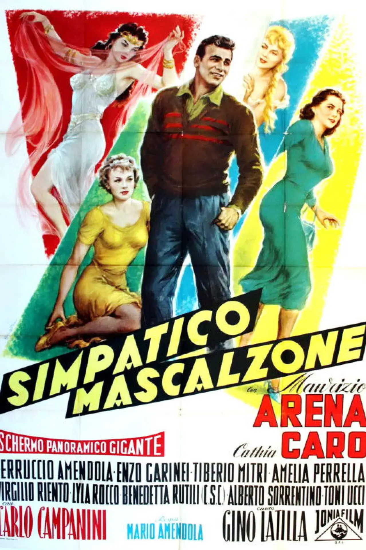 Plakat filmowy "Simpatico mascalzone"