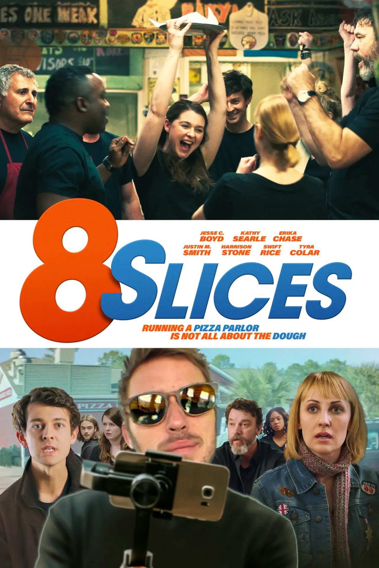 Plakat filmowy "8 Slices"