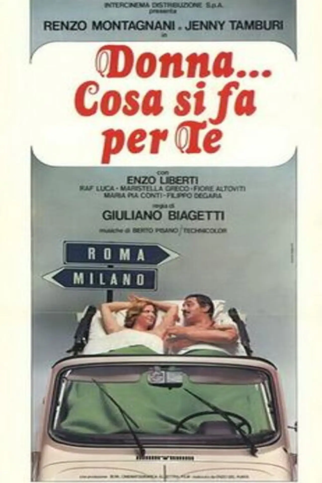 Plakat filmowy "Donna... cosa si fa per te"