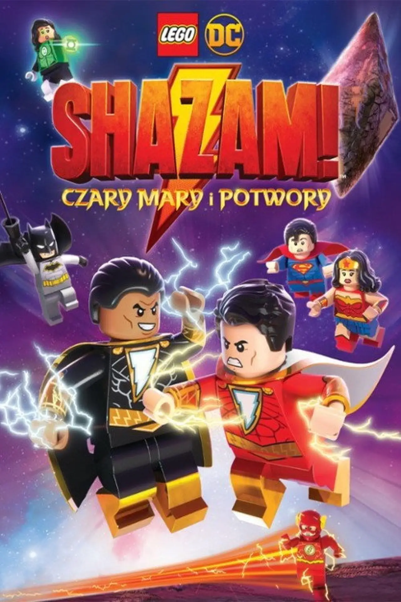 Plakat filmowy "LEGO® DC: Shazam!: Czary mary i potwory"