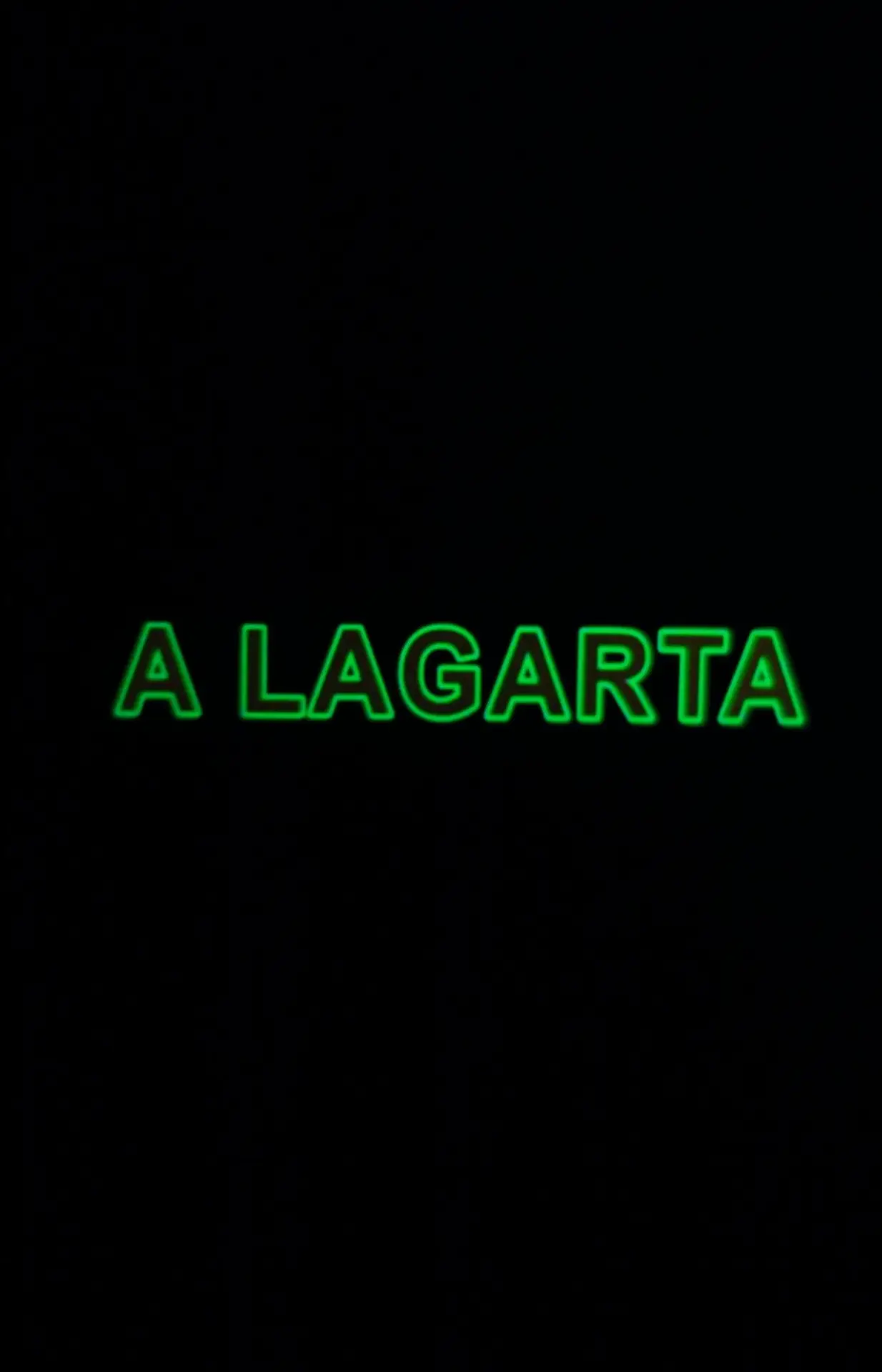 Plakat filmowy "A Lagarta"