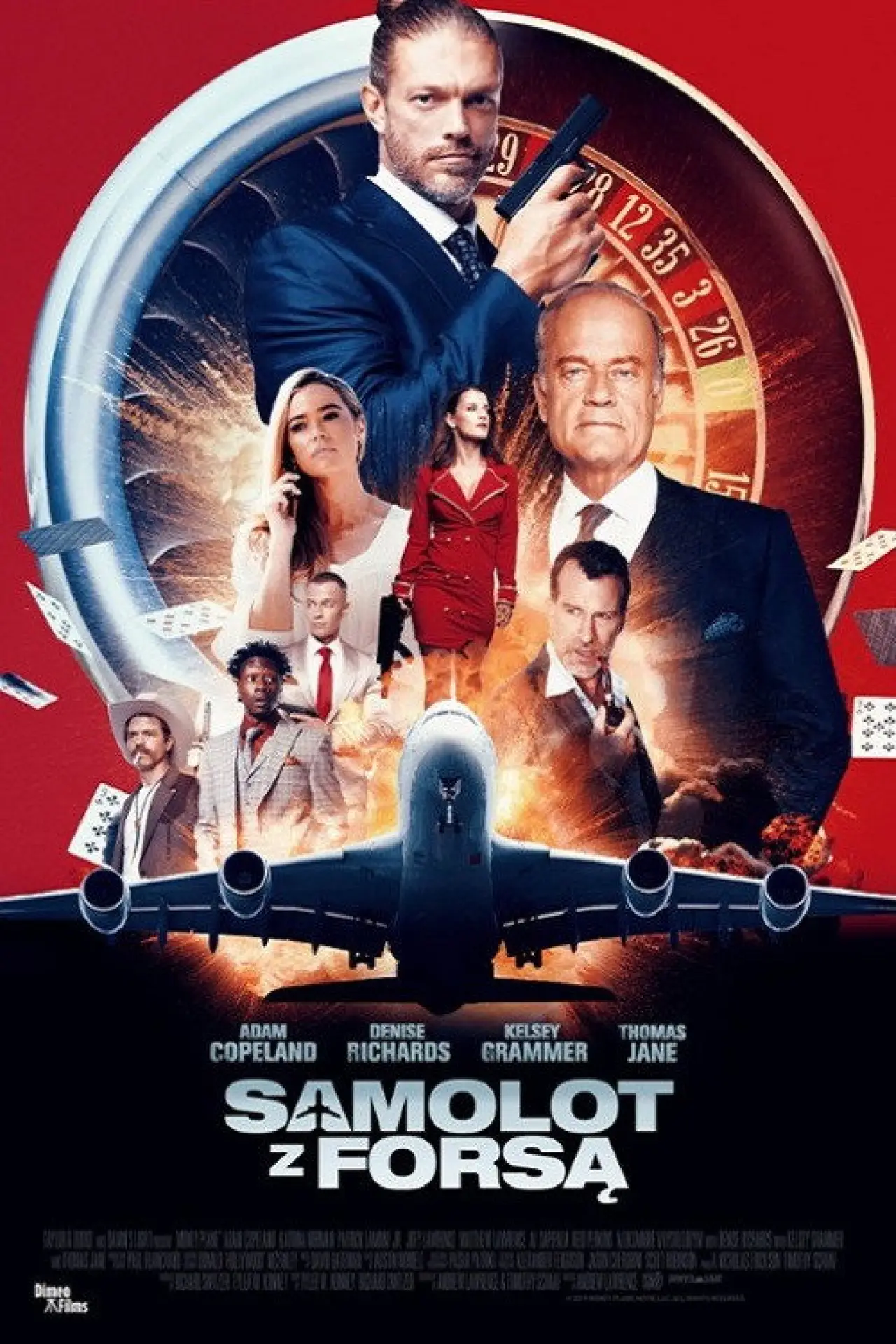 Plakat filmowy "Samolot z forsą"