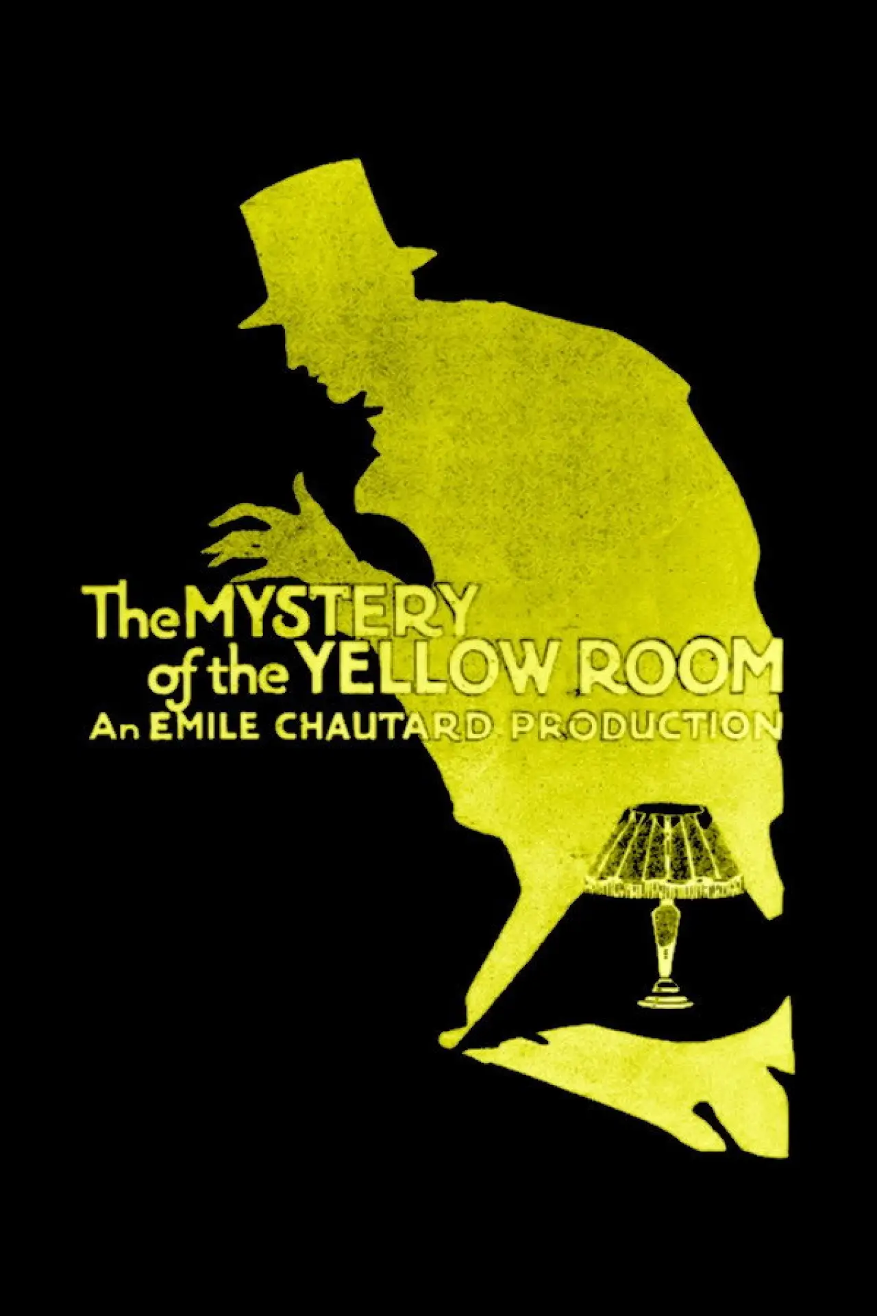Plakat filmowy "The Mystery of the Yellow Room"