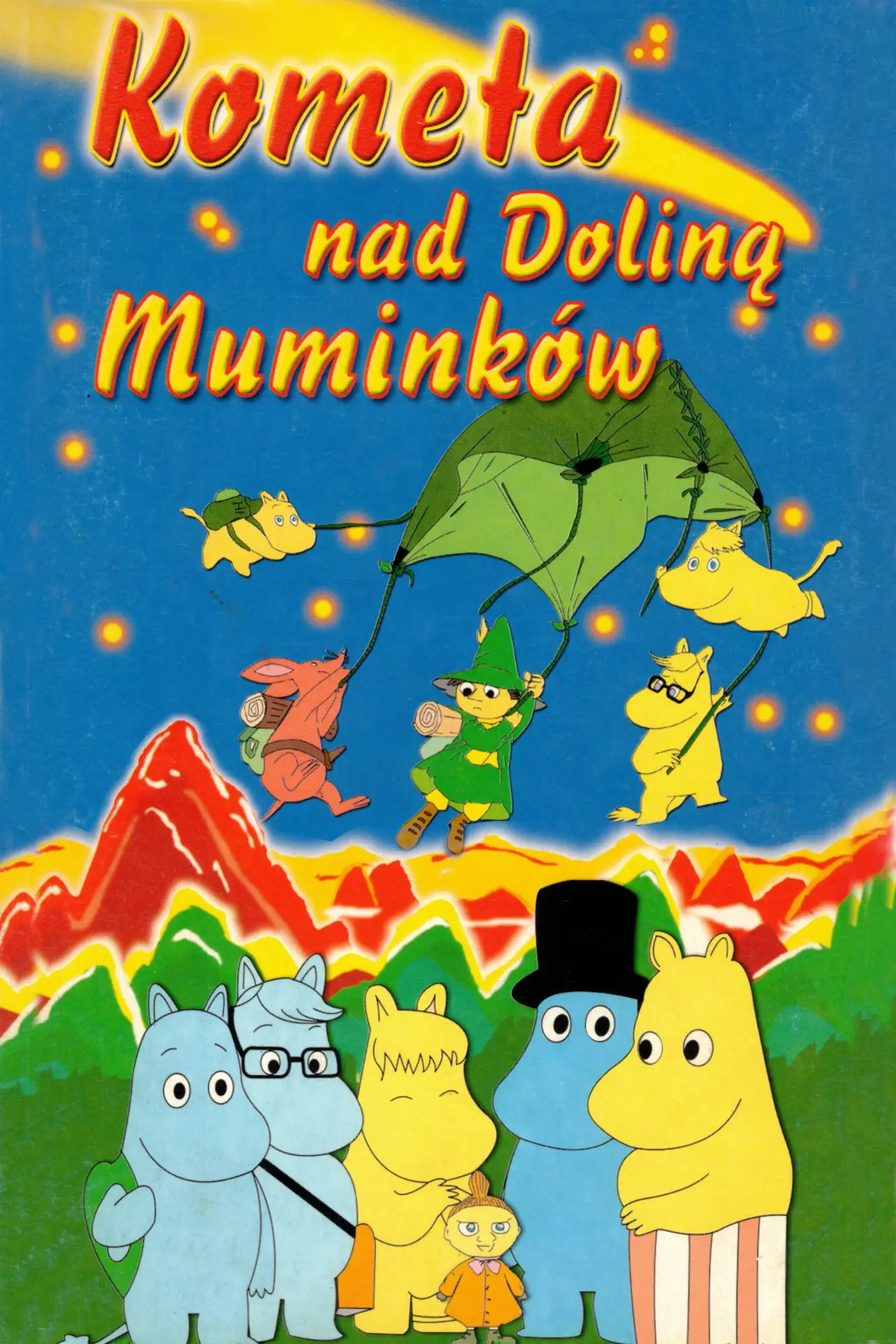 Plakat filmowy "Kometa nad Doliną Muminków"