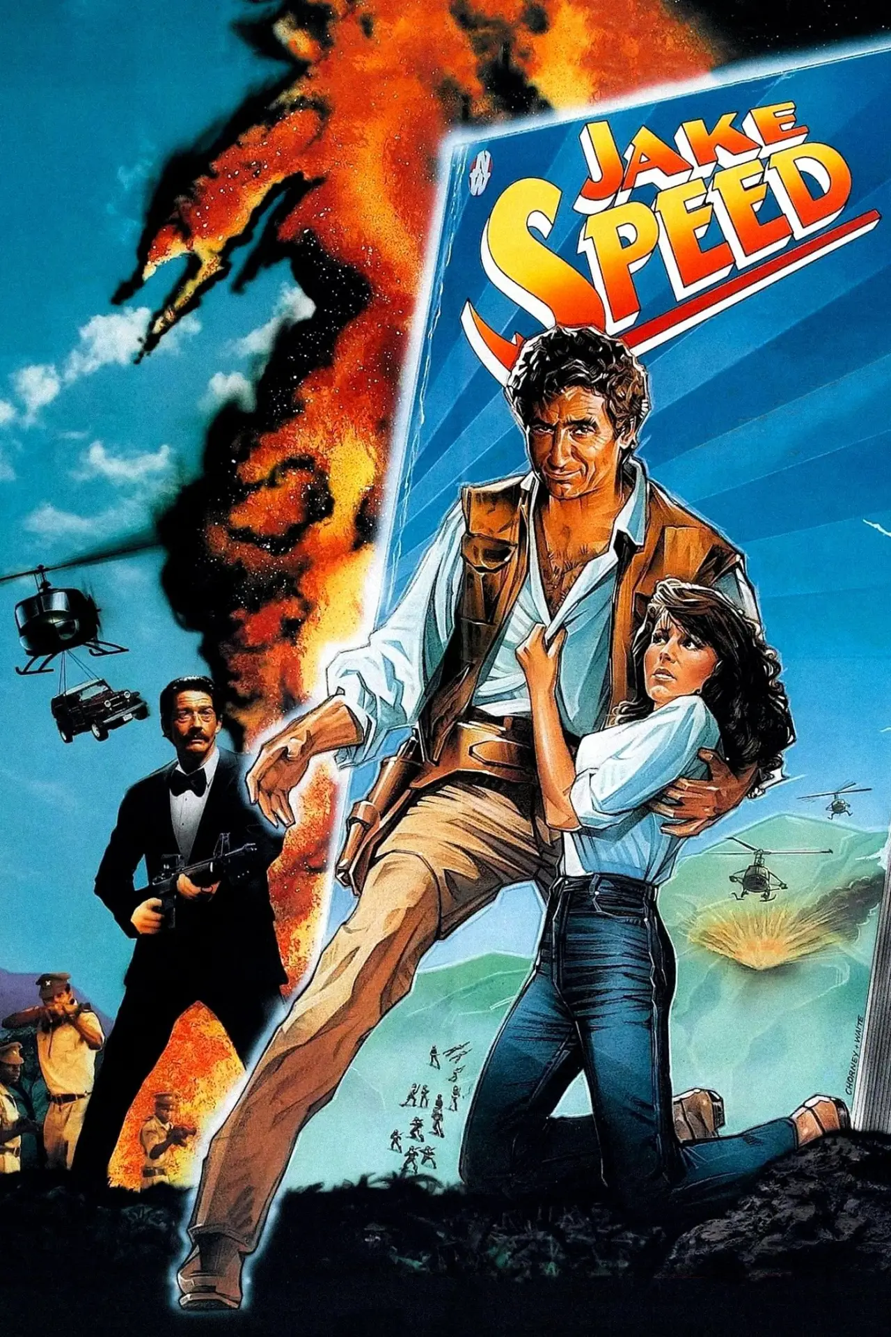 Plakat filmowy "Jake Speed"