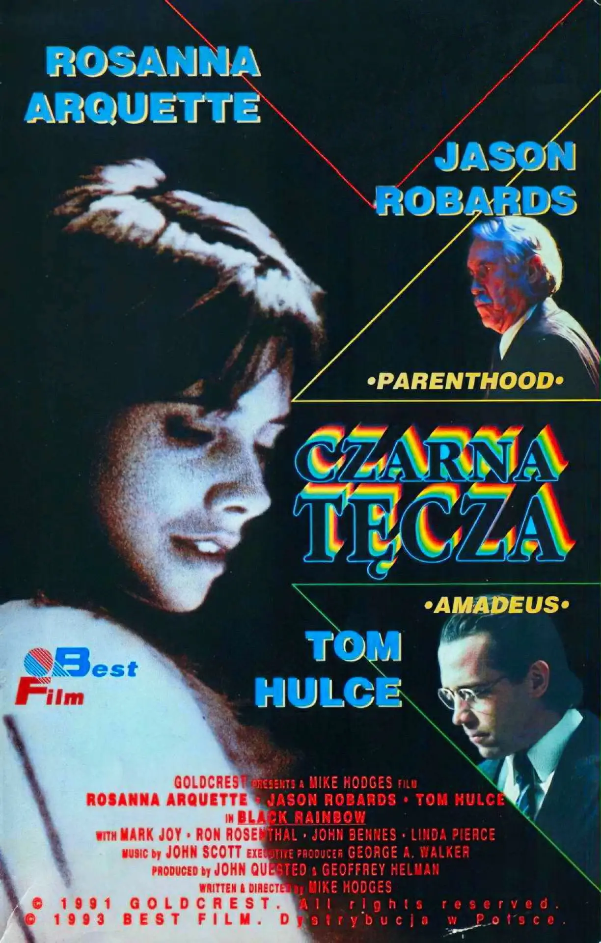 Plakat filmowy "Czarna tęcza"