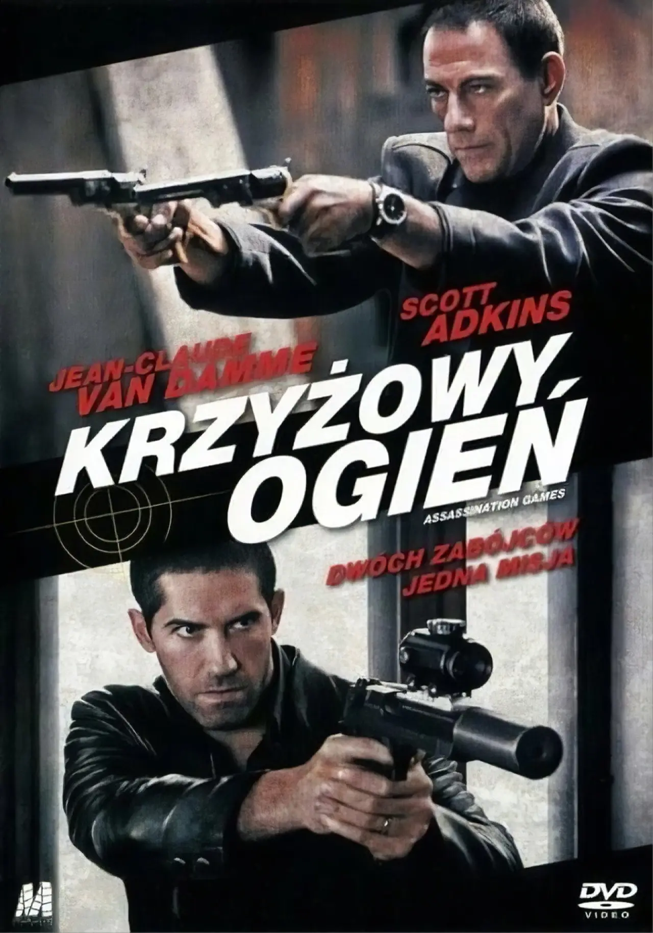 Plakat filmowy "Krzyżowy Ogień"