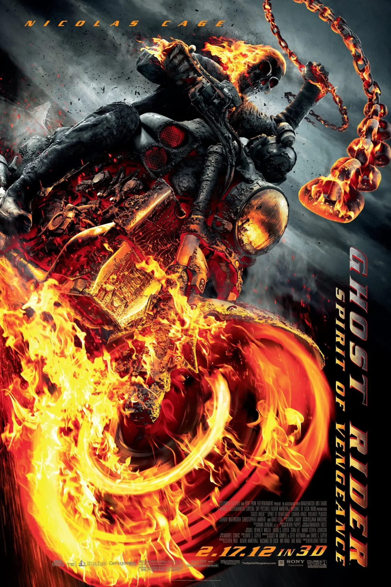 Plakat filmowy "Ghost Rider 2"