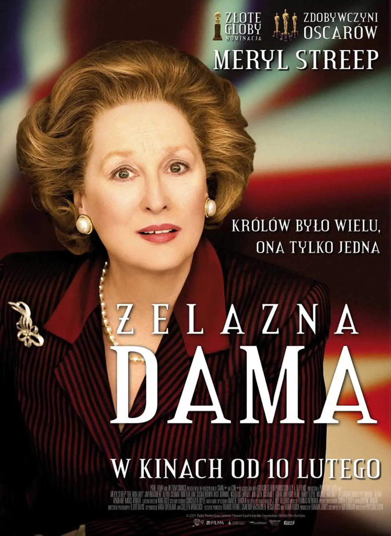 Plakat filmowy "Żelazna Dama"