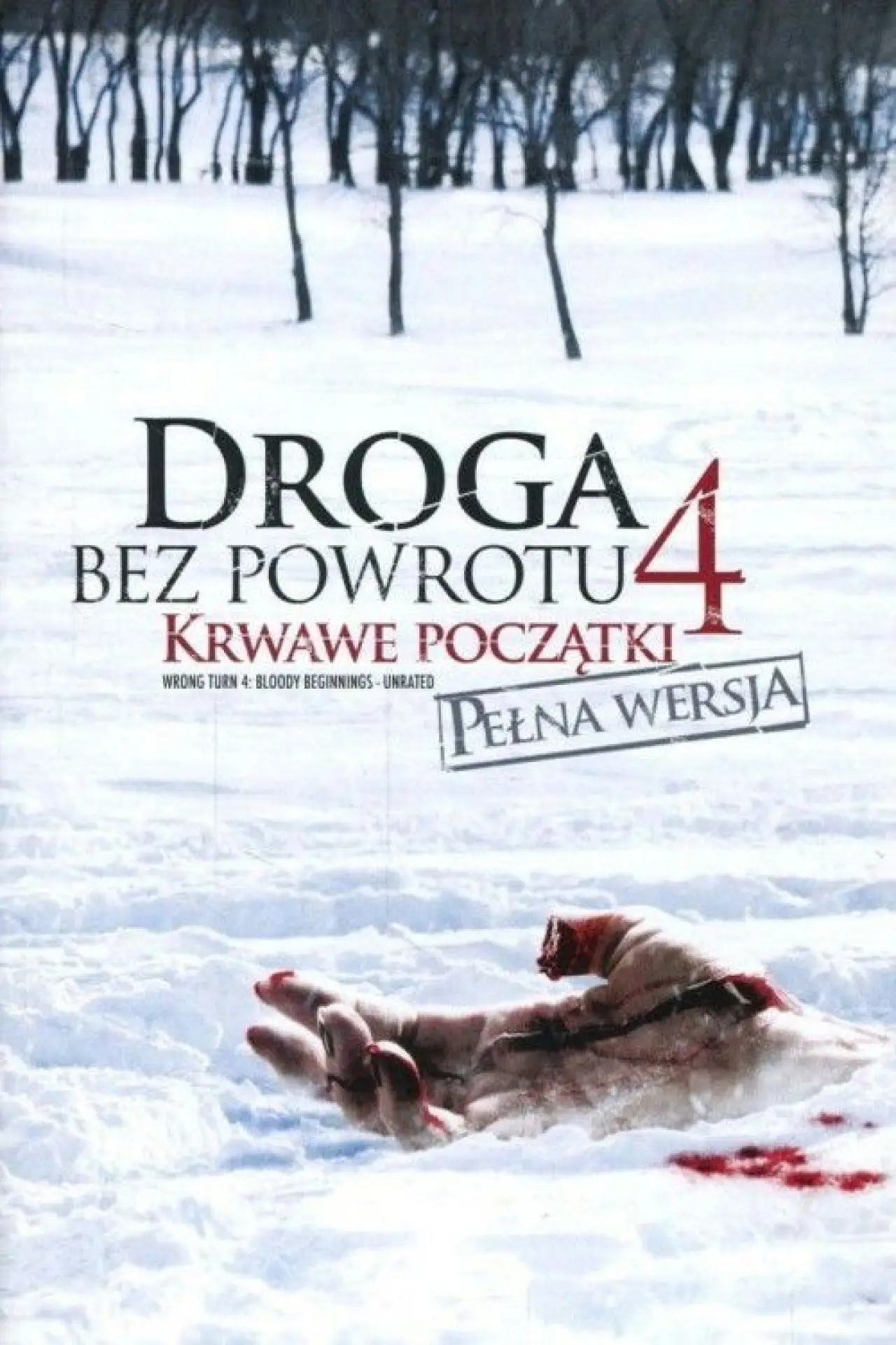 Plakat filmowy "Droga bez powrotu 4: Krwawe początki"