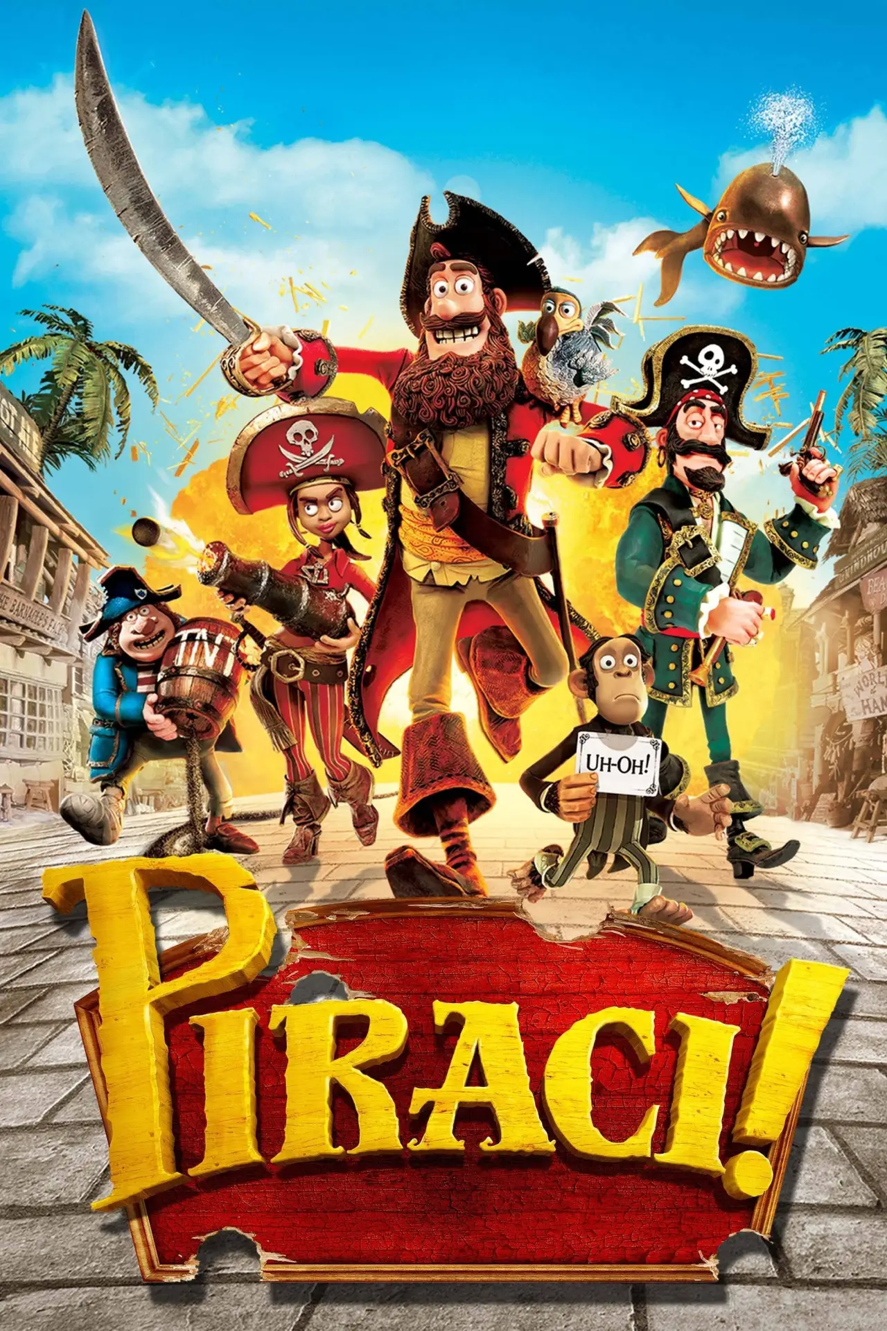 Plakat filmowy "Piraci!"