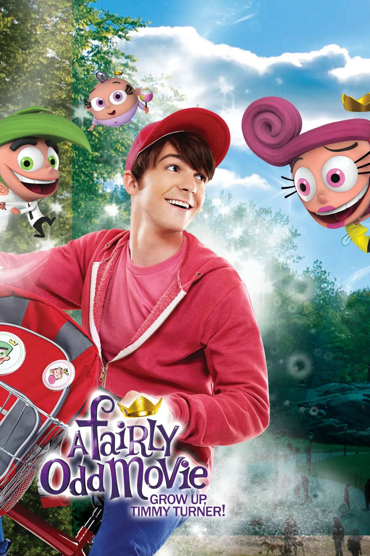 Plakat filmowy "Wróżkowie Chrzestni: Dorośnij Timmy!"