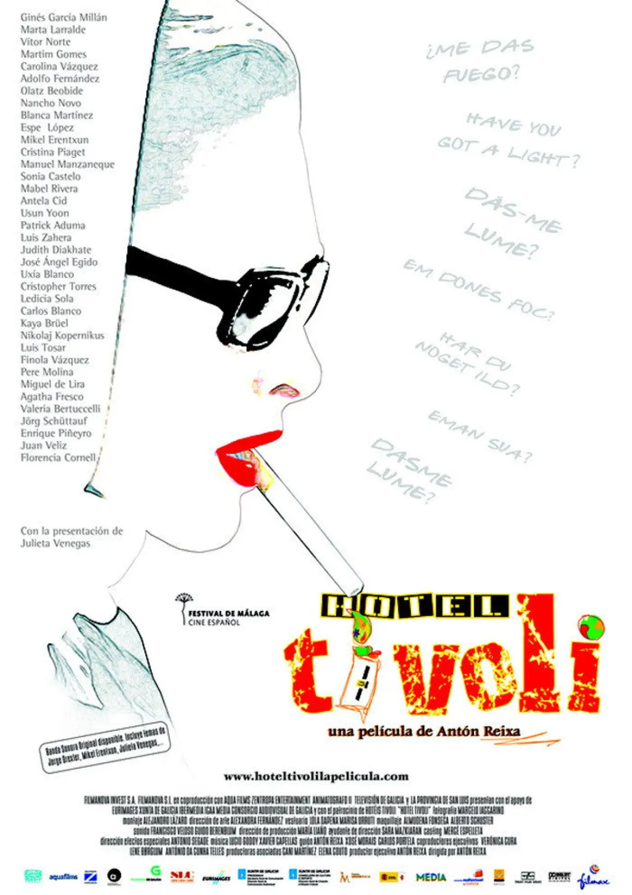 Plakat filmowy "Hotel Tívoli"