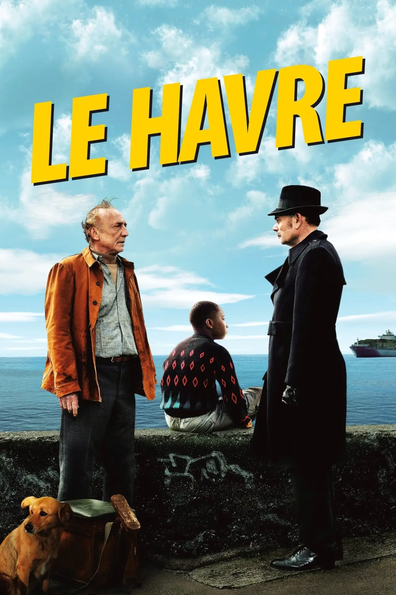 Plakat filmowy "Człowiek z Hawru"