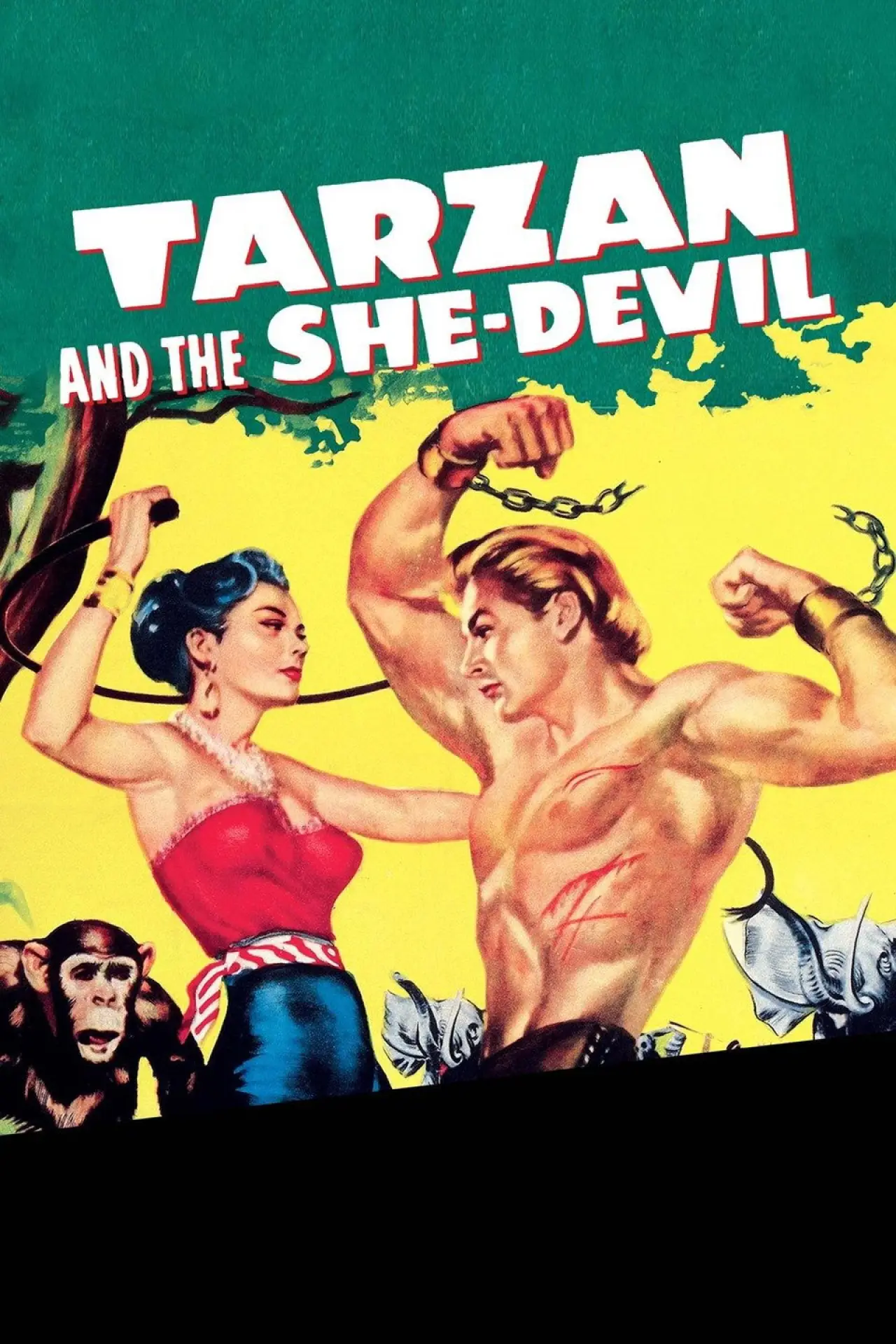 Plakat filmowy "Tarzan and the She-Devil"