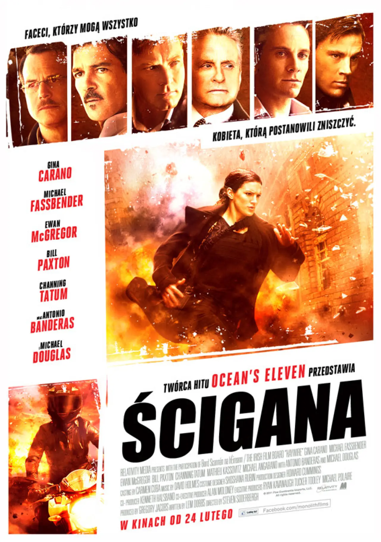 Plakat filmowy "Ścigana"