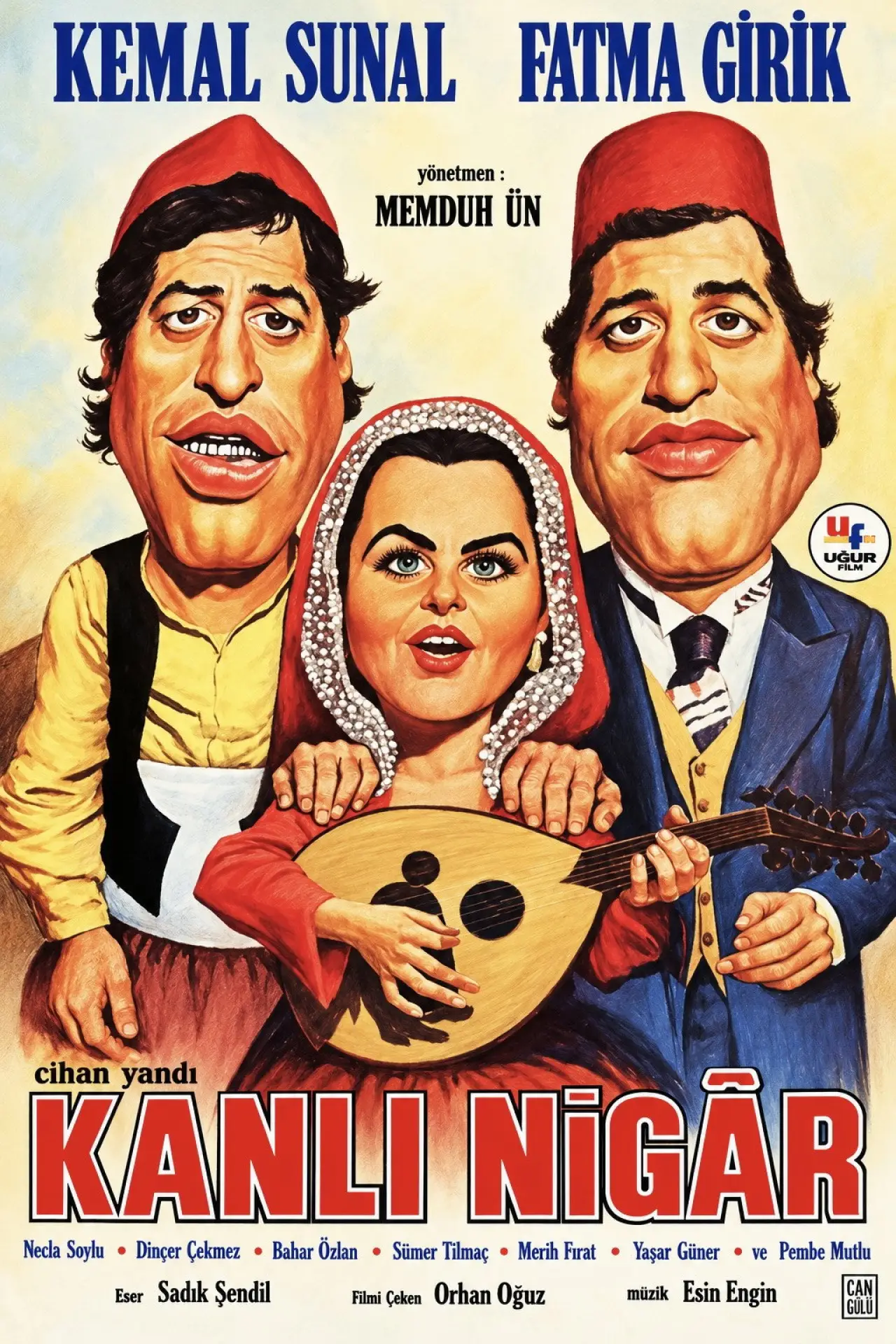 Plakat filmowy "Kanlı Nigar"
