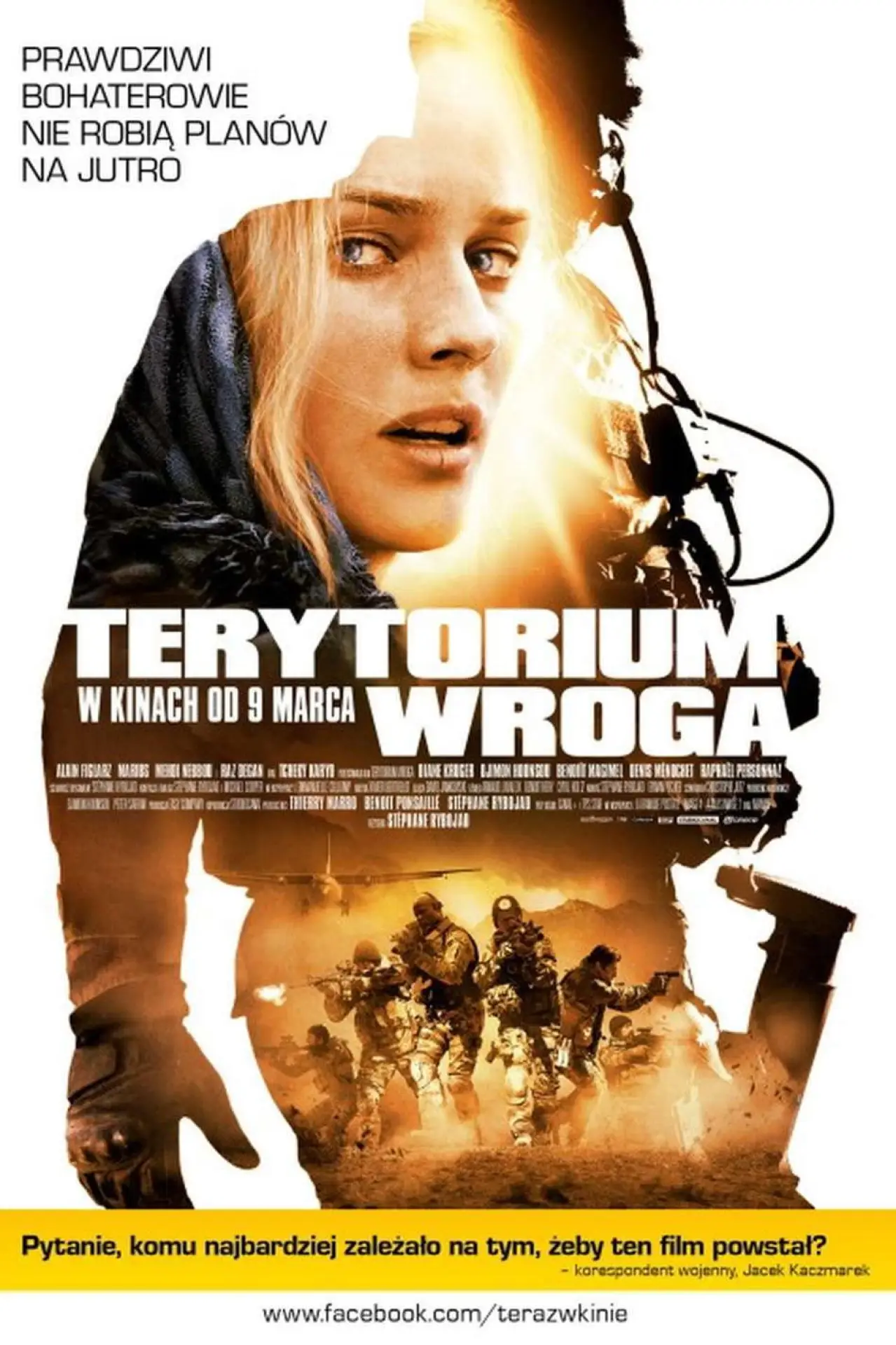 Plakat filmowy "Terytorium wroga"