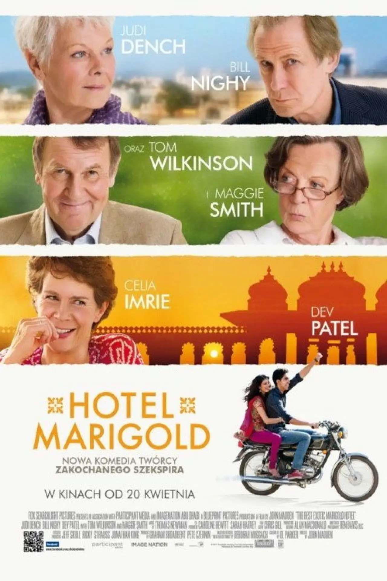 Plakat filmowy "Hotel Marigold"