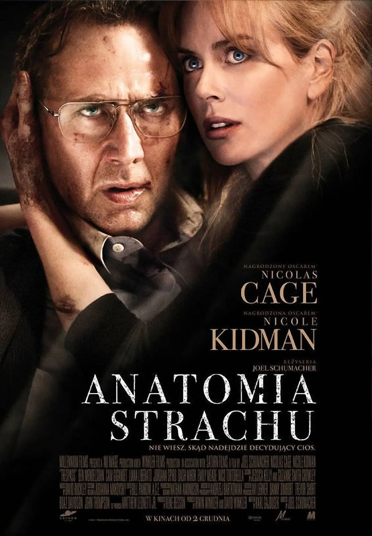 Plakat filmowy "Anatomia Strachu"