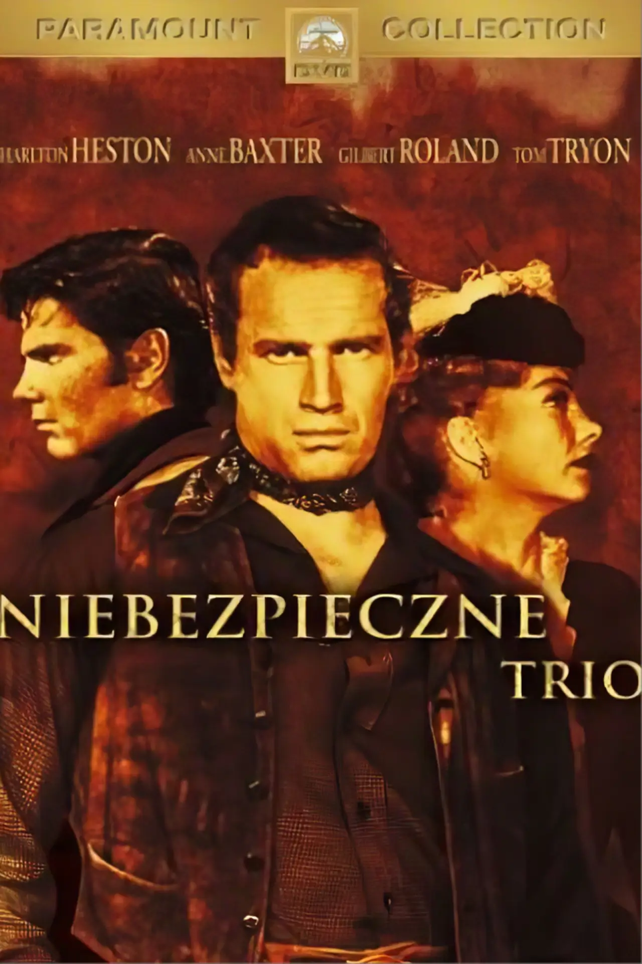 Plakat filmowy "Niebezpieczne trio"