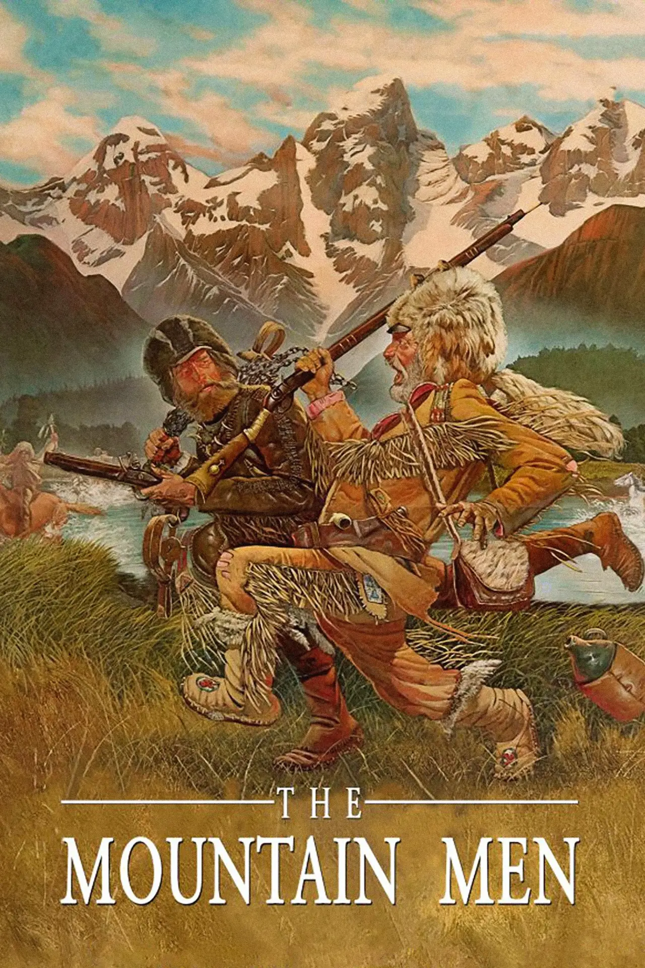 Plakat filmowy "Ludzie z gór"