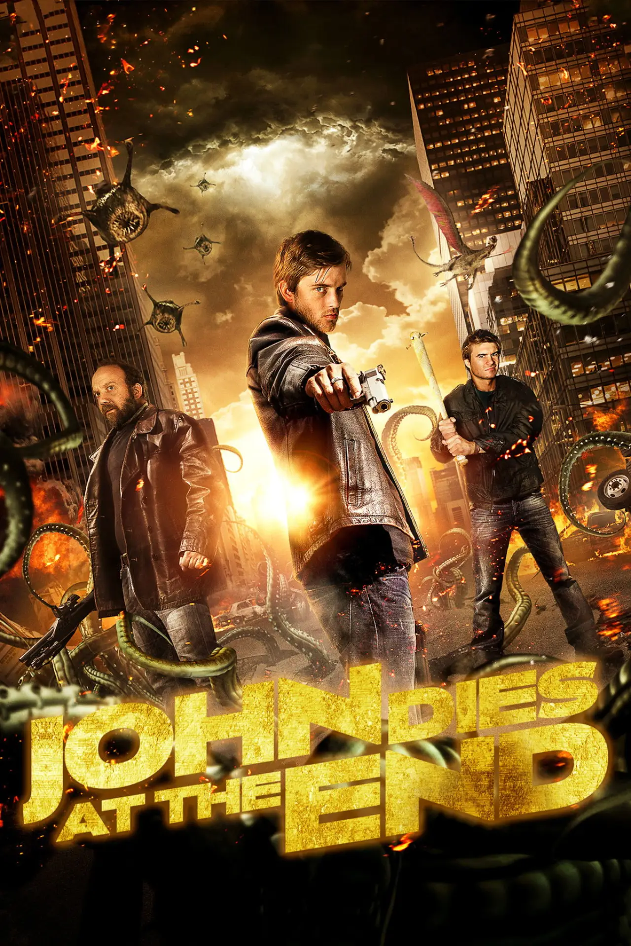Plakat filmowy "John ginie na końcu"