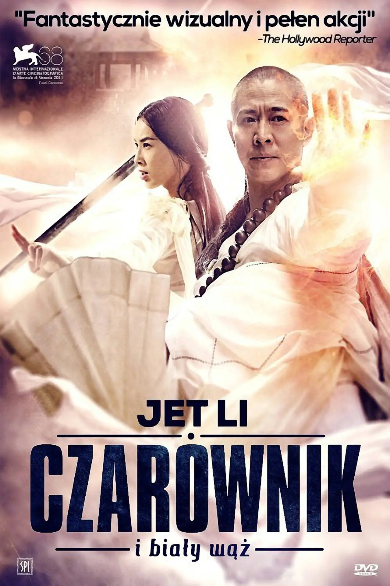 Plakat filmowy "Czarownik i biały wąż"