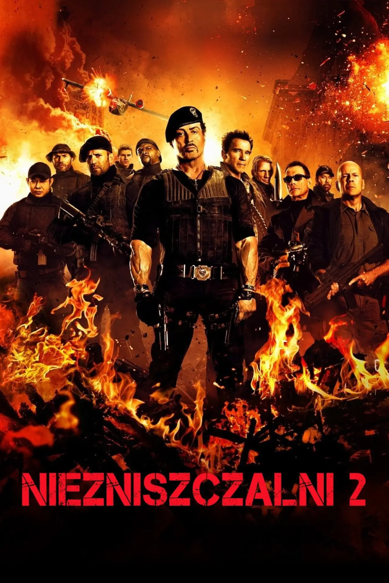 Plakat filmowy "Niezniszczalni 2"