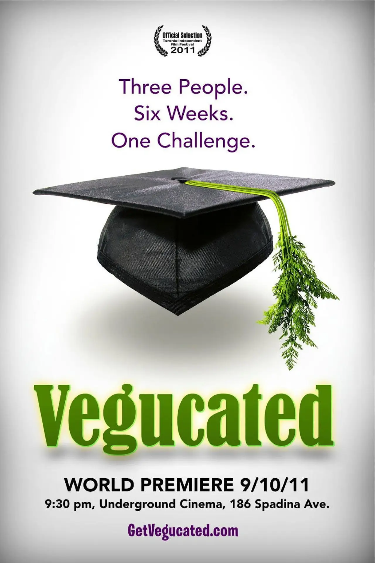 Plakat filmowy "Vegucated"