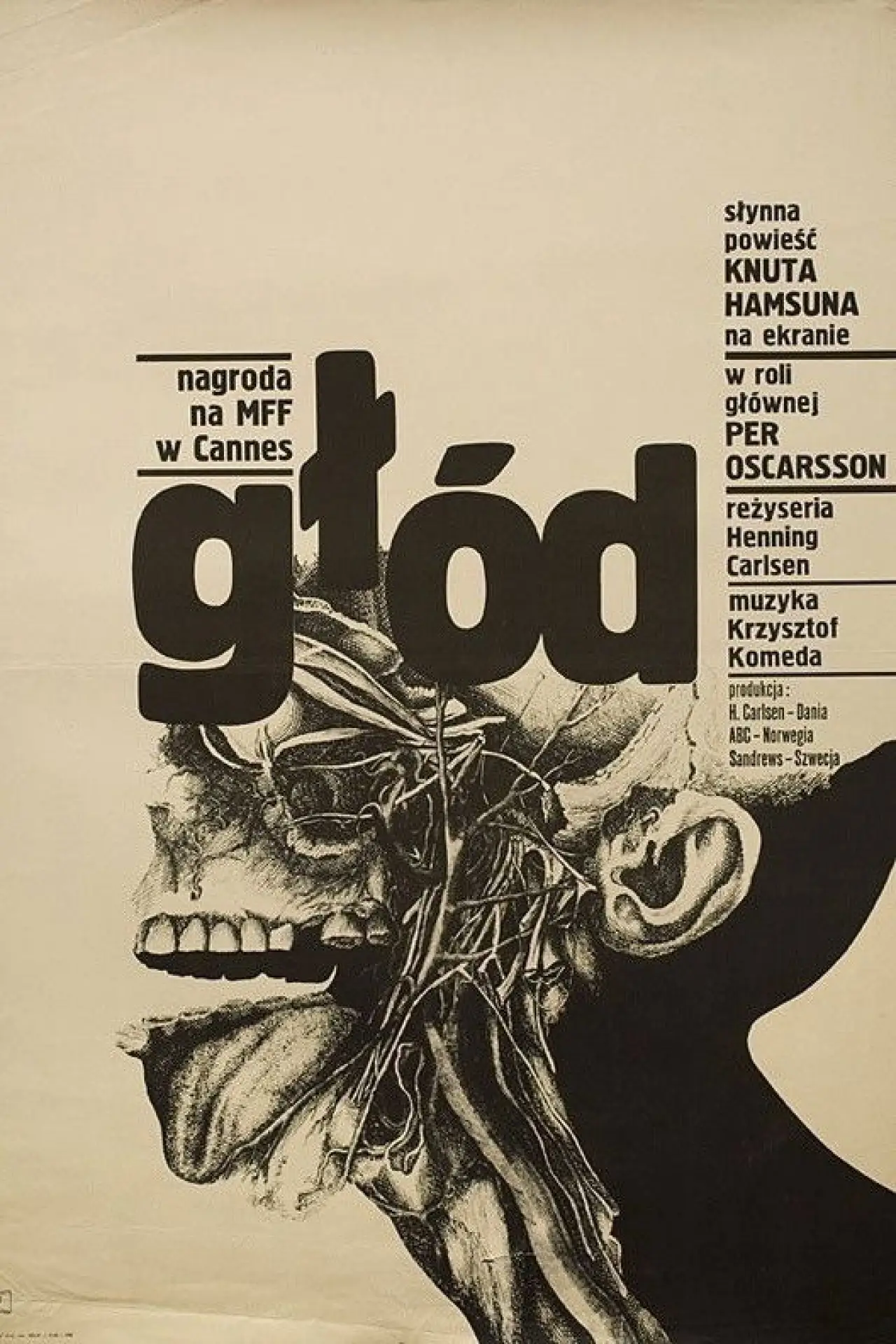 Plakat filmowy "Sult"