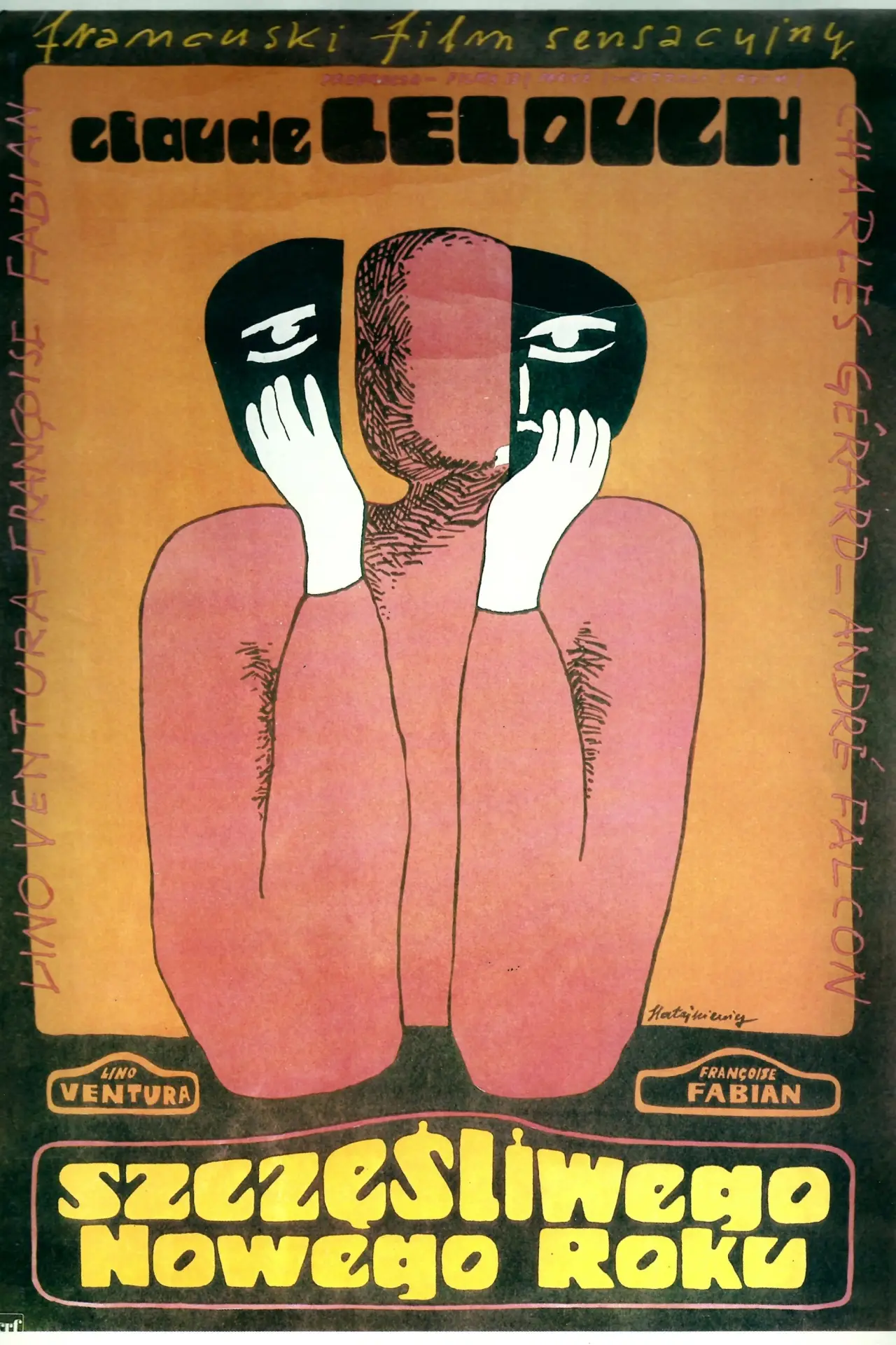 Plakat filmowy "La Bonne Année"