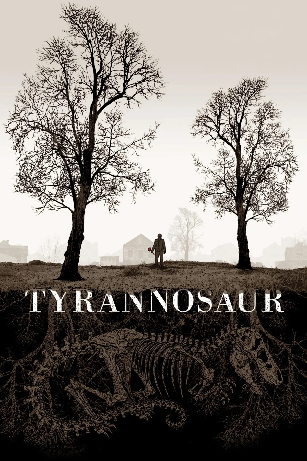 Plakat filmowy "Tyranozaur"