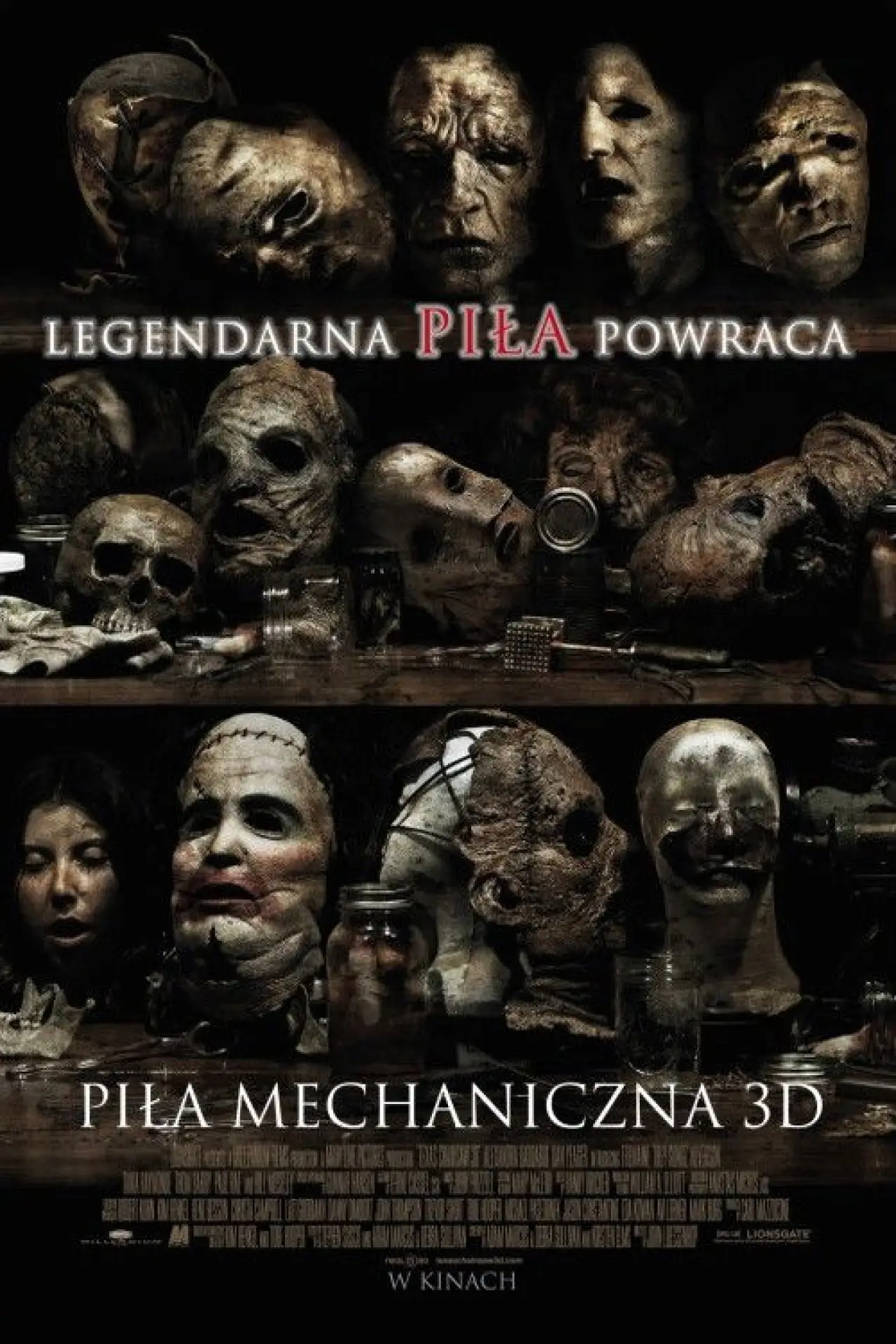 Plakat filmowy "Piła mechaniczna 3D"