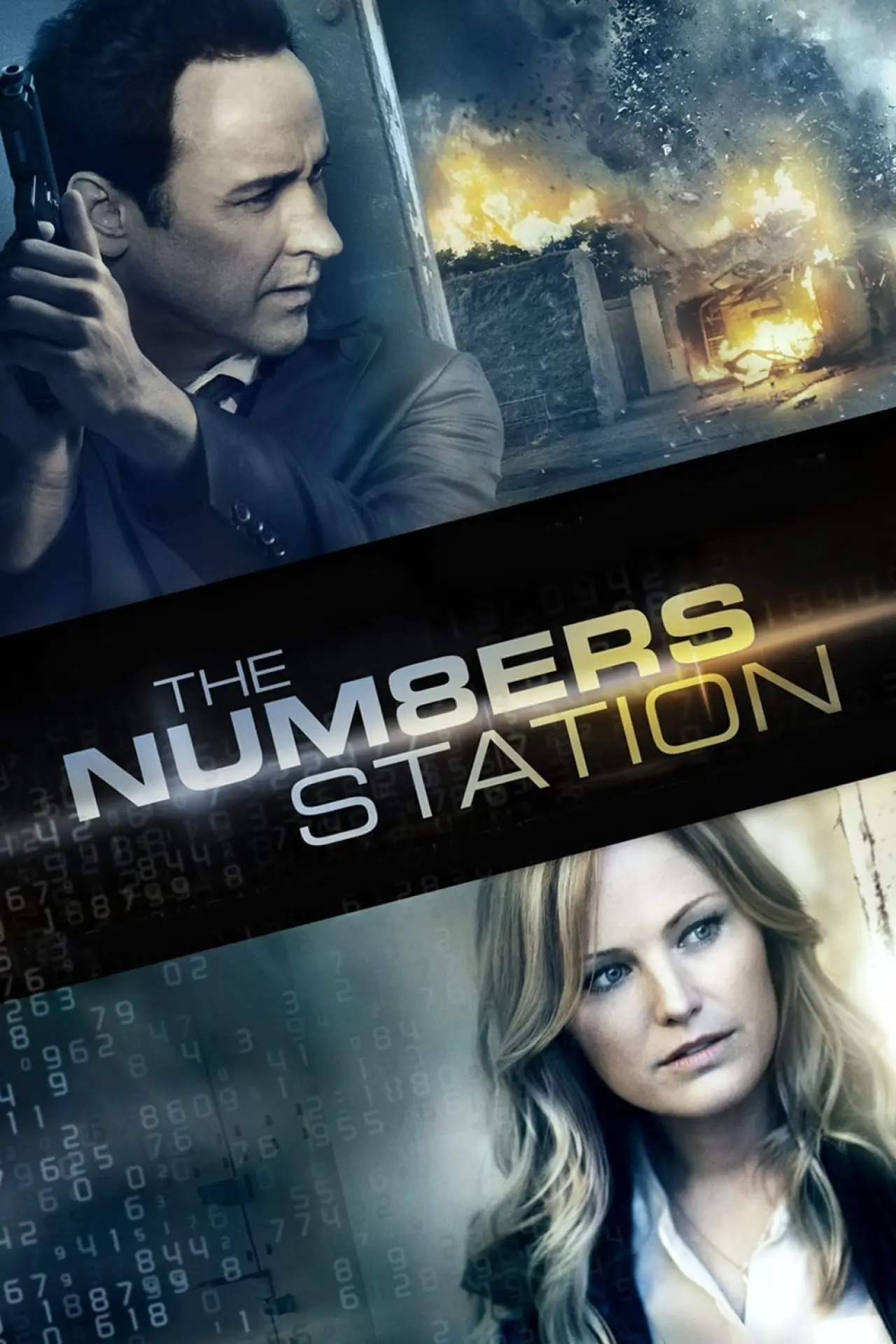 Plakat filmowy "Stacja Szyfrująca"