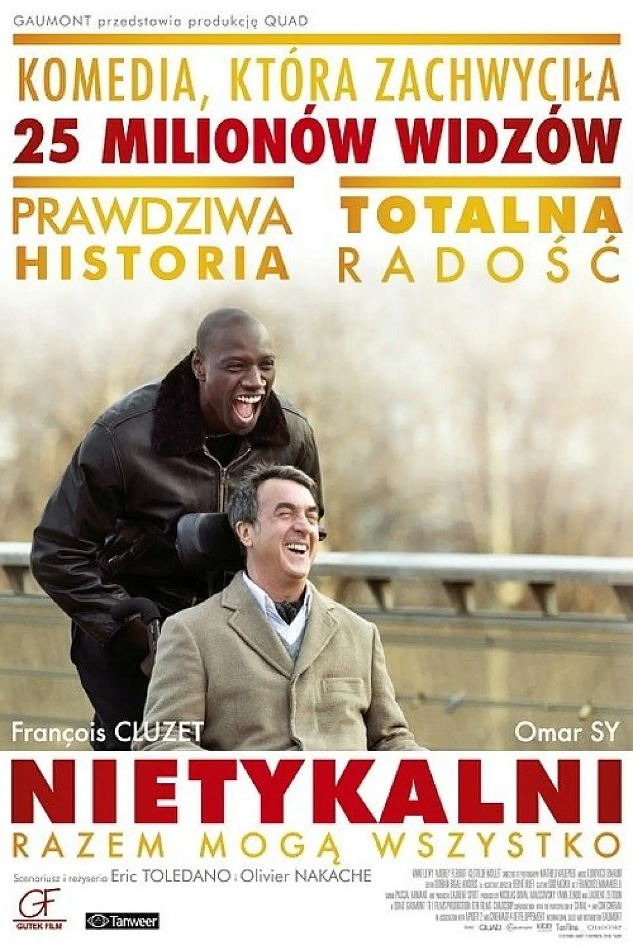 Plakat filmowy "Nietykalni"