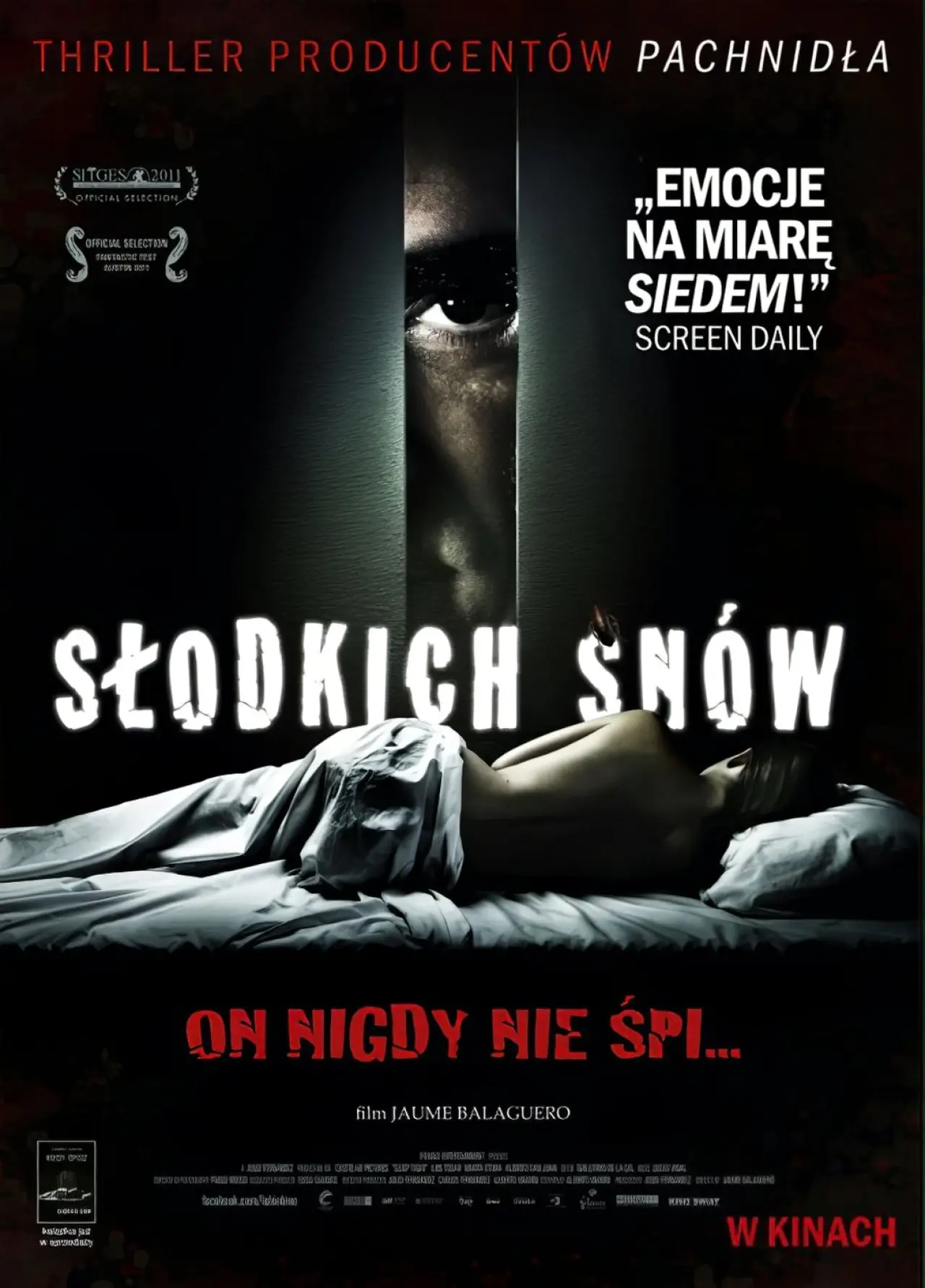 Plakat filmowy "Słodkich snów"